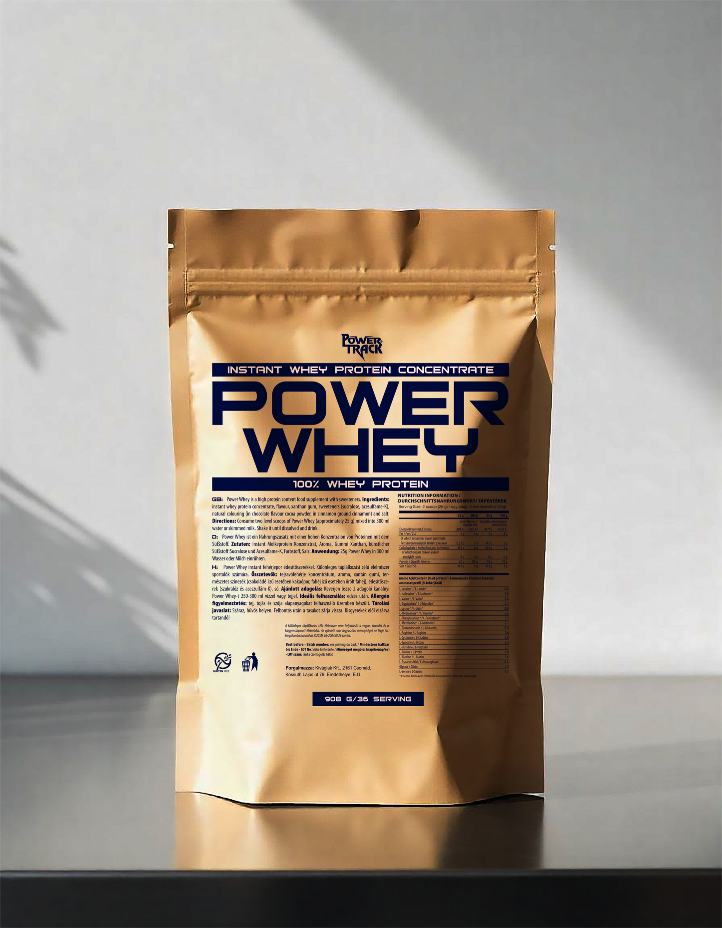 Dessert Whey tejsavó fehérjepor - 700g - PowerTrack